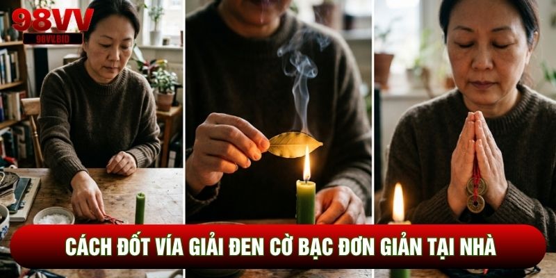 Cách đốt vía giải đen cờ bạc đơn giản tại nhà