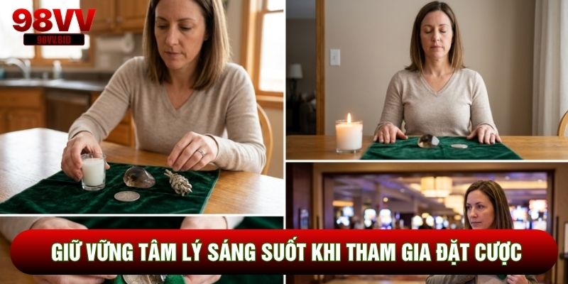 Giữ vững tâm lý sáng suốt khi tham gia đặt cược